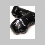Amstaff štýlové dekoratívne- ozdobné mini rukavice v čiernej farbe